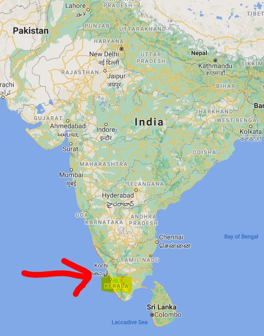 Kerala India_Map_1